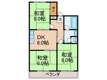 間取図 リバーハイツⅠ