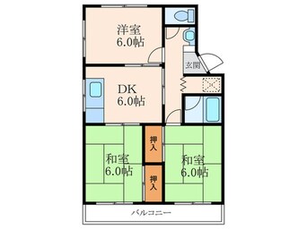 間取図 リバーハイツⅠ