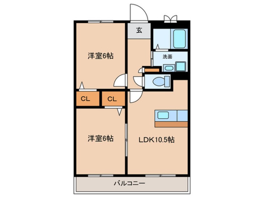 間取図 ロ－レルハイツ