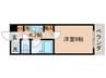 ステージハウス 1Kの間取り