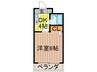 メゾン豊中パート１６ 1Kの間取り
