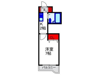 間取図 メゾン豊中ＰＡＲＴ１６