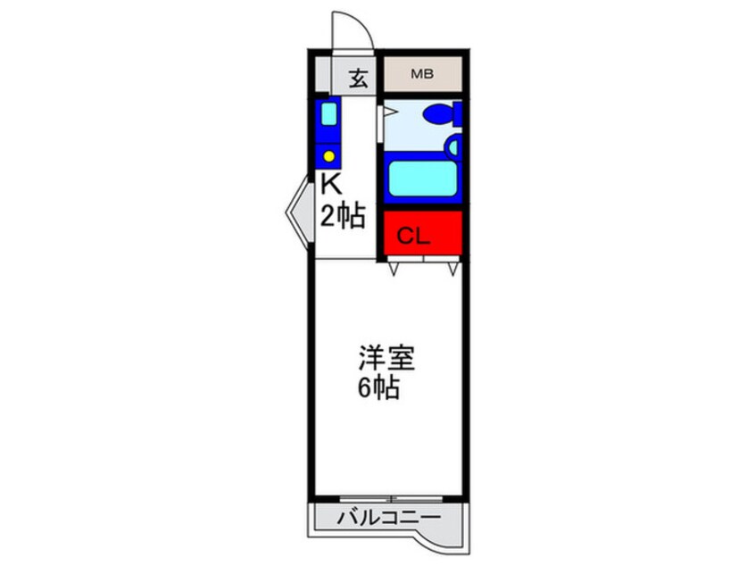 間取図 メゾン豊中ＰＡＲＴ１６