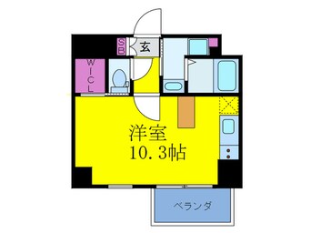 間取図 ディクス梅田東レジデンス(601)