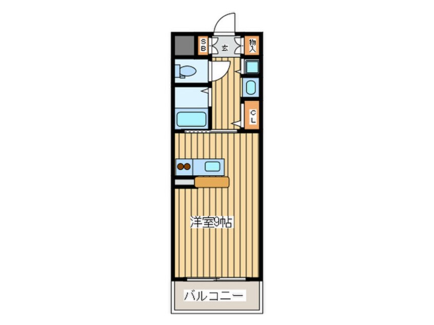 間取図 メゾンデノムラ島之内