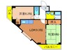 エバーグリーン 2LDKの間取り