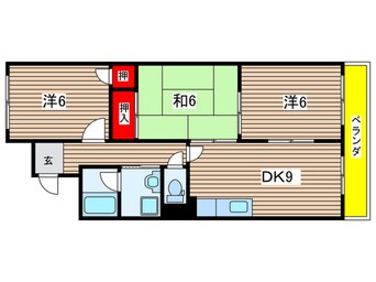 間取図 嵯峨野ロイヤルハイツ