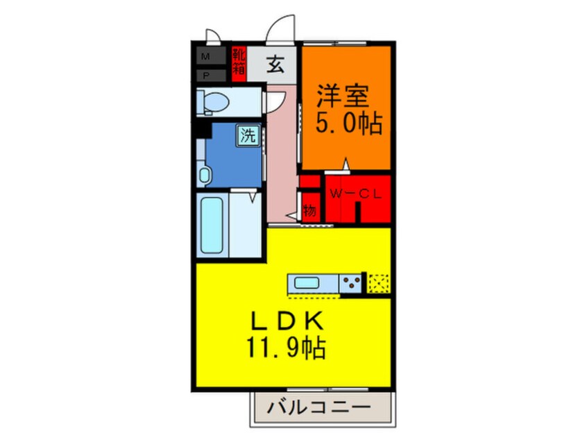 間取図 サンハイツ俊徳