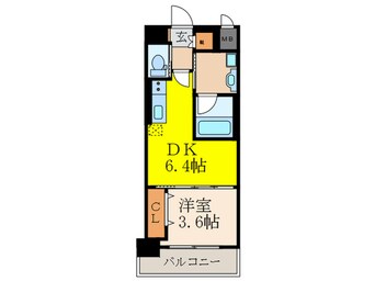 間取図 江坂プライマリーワン