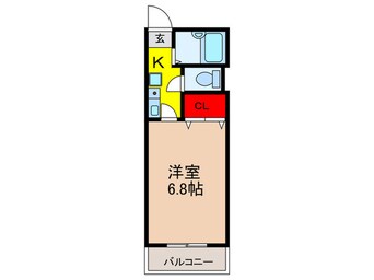 間取図 服部ハイツカワバタ