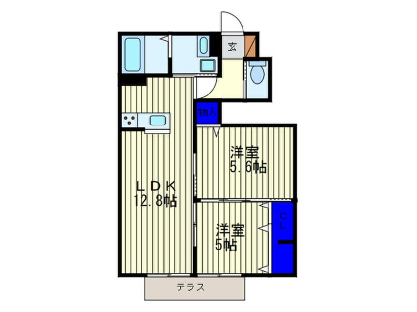 間取図 ＬｅｉｓｔⅠ