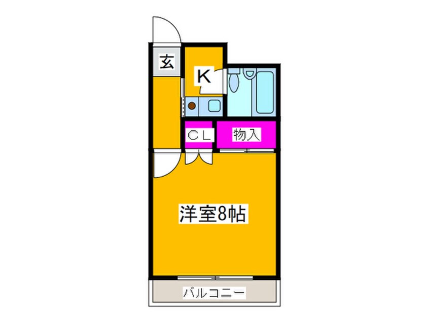 間取図 グリーンヒルハイツ