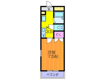 間取図 ビュ－ハイツ四条畷