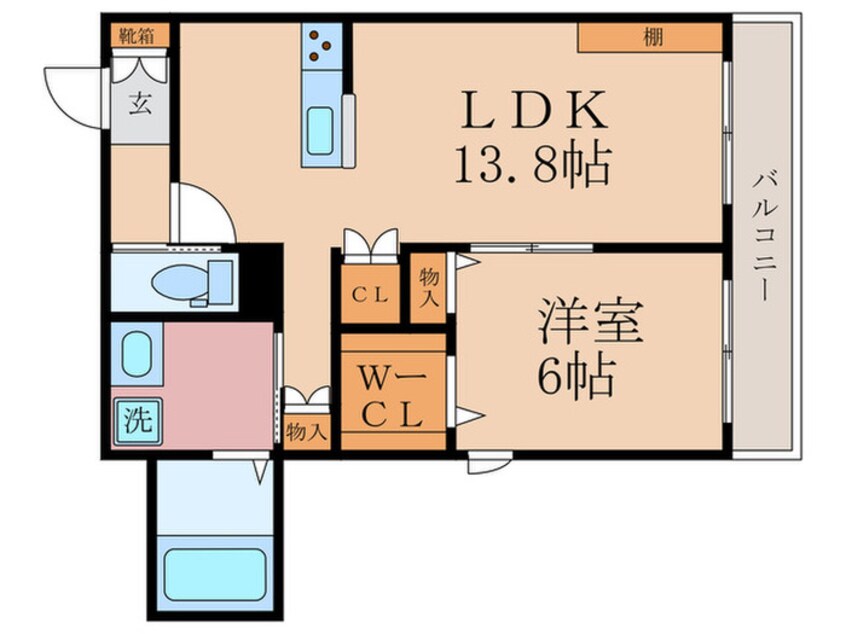 間取図 メゾン・ド・シャノワール新熊野