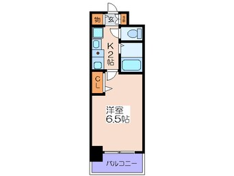 間取図 エスリ－ド新梅田(611)