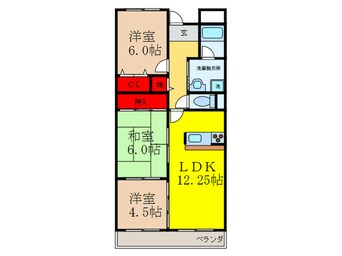 間取図 レスポワ－ル