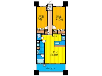 間取図 リーザス大阪（414）
