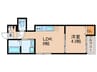 Iris淡路 1LDKの間取り