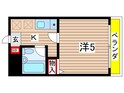 御室ガ－デンハイツの間取図