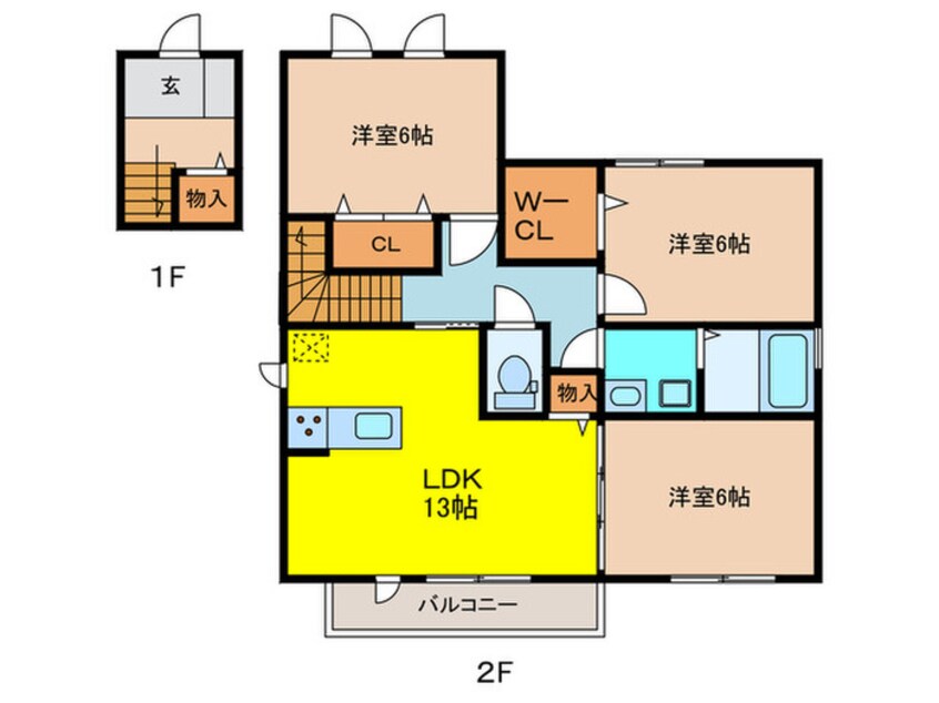 間取図 グリーンガーデンＡ棟