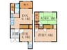 深草大亀谷東寺町72-32貸家 3DKの間取り