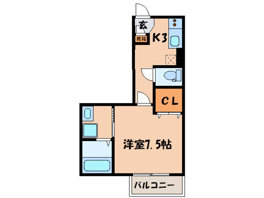 間取図 ルミエ－ル