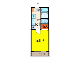 間取図 ジュネス売布