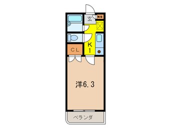 間取図 ジュネス売布