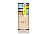 ジュネス売布 1Kの間取り