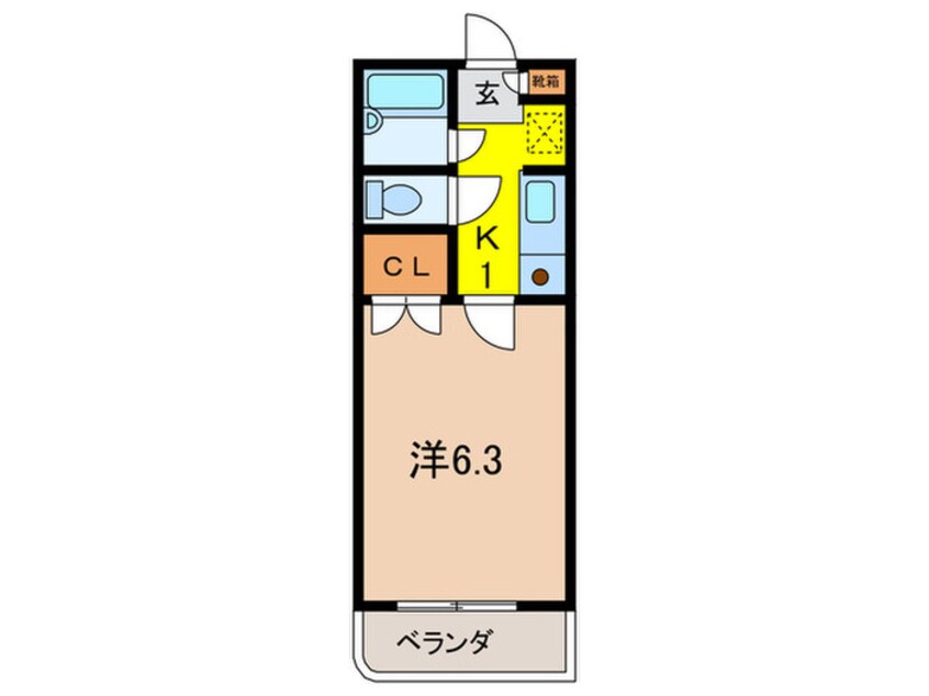 間取図 ジュネス売布