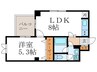 ルミエール出町柳(313) 1LDKの間取り
