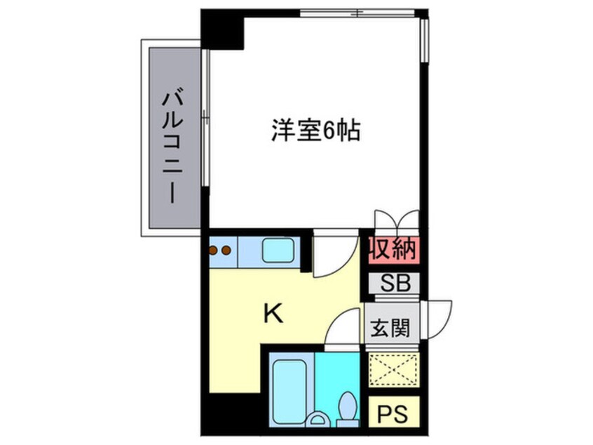 間取図 デ・アッシュ西京極