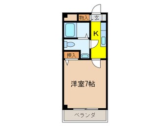 間取図 デ・アッシュ西京極