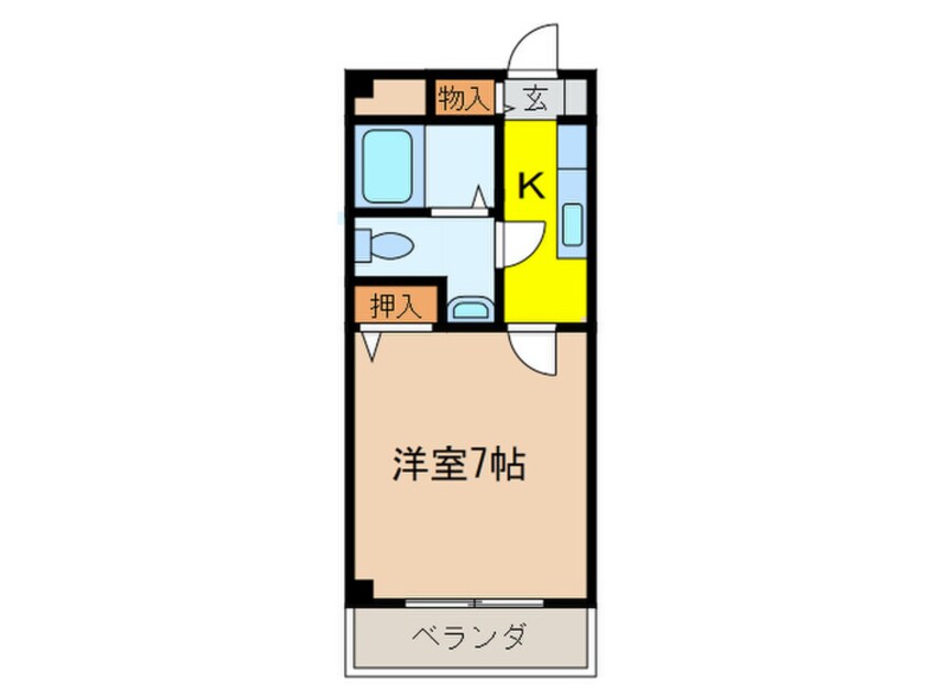 間取図 デ・アッシュ西京極