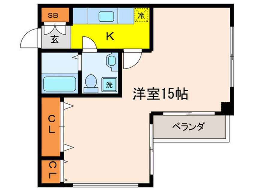 間取図 デ・アッシュ西京極