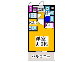 間取図 サワー・ドゥ白鷺