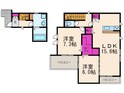 郡家新町タウンハウスⅤの間取図
