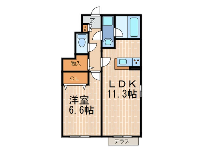 間取図 カーム・ヴィラ