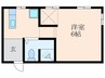 Lyon de heights 1Rの間取り