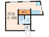 Lyon de heights 1Rの間取り