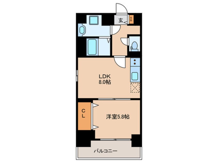 間取図 ココクレメント２