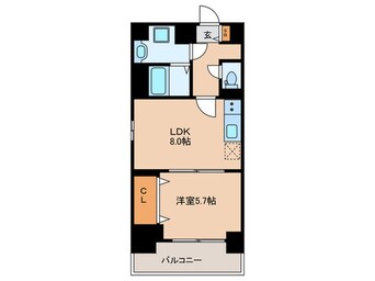 間取図 ココクレメント２