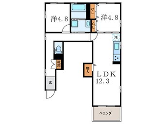 間取図 フォレストメゾン雅