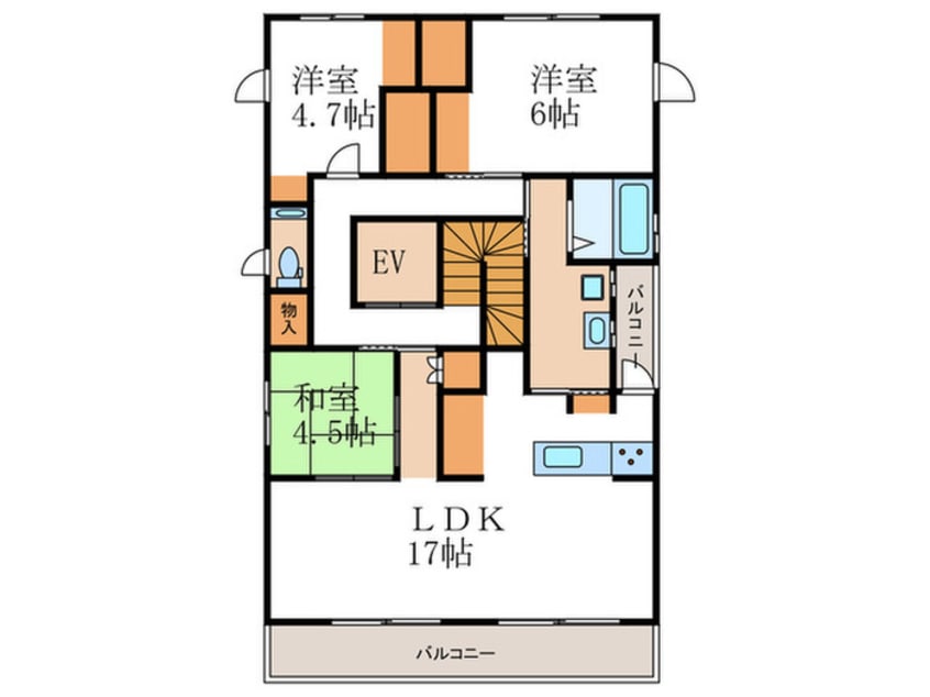 間取図 フォレストメゾン雅
