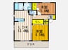 スクエアコート長尾C棟 2LDKの間取り