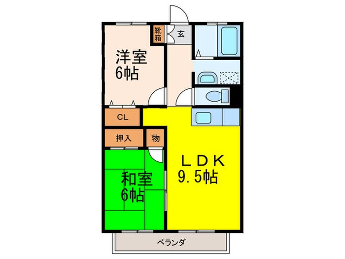 間取り図 シャルムサカエ