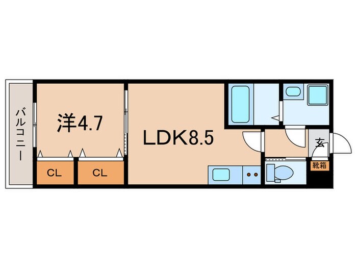 間取り図 ジーメゾン大久保ルミナス