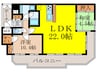 ﾌﾟﾚｻﾝｽ新大阪ｽﾃ-ｼｮﾝﾌﾛﾝﾄ(1301) 2LDKの間取り