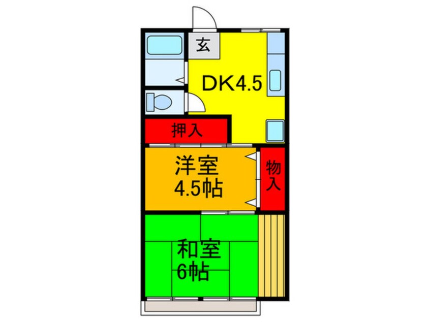 間取図 玉串西ハイム