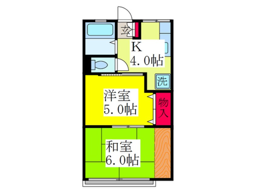 間取図 玉串西ハイム